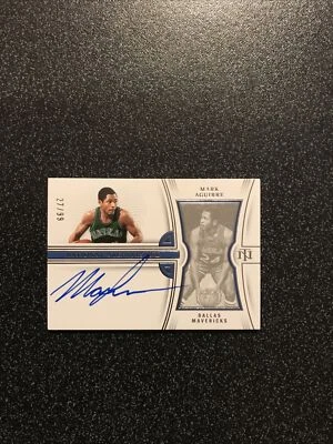 Mark Aguirre 2022 National Treasures Autograph Auto 27/99 - Image 1 of 3