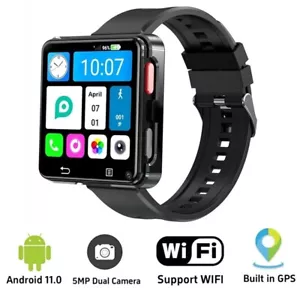 4G 3+32GB SMART WATCH 2.64" HD Screen,5MP +5MP Dual cameras SIM GPS Android 11.0 - Picture 1 of 23
