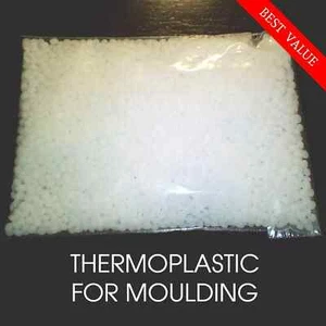 Whitemorph thermoplastic hand mouldable plastic pellets DIY crafting 500g 1kg - Picture 1 of 7