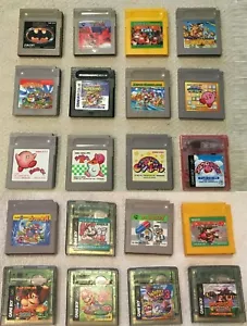 Nintendo Original Gameboy Games You Pick Mario Tetris Megaman DK Wario Kirby - Picture 1 of 44