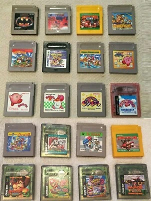 Nintendo Original Gameboy Games You Pick Mario Tetris Megaman DK Wario Kirby - Image 1 of 3