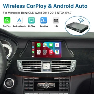 For Mercedes Benz CLS 500 NTG4.5 Wireless CarPlay Android Auto Car Interface GPS - Picture 1 of 18