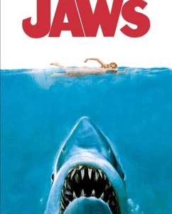 Jaws Movie Poster Print Herren Retro Film Class Universal Pictures 1975 Spielberg - Bild 1 von 2