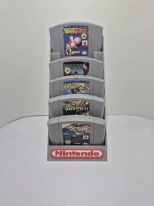 Nintendo 64 N64 Spiel sechs Cartridge Halter Display Ständer 3d gedruckt - Bild 1 von 3