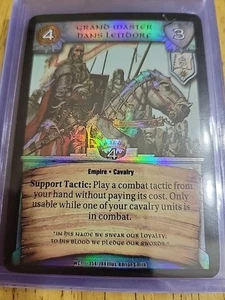 2003 WarCry CCG Base Set Grand Master Hans Leitdorf #154 Foil - Picture 1 of 1