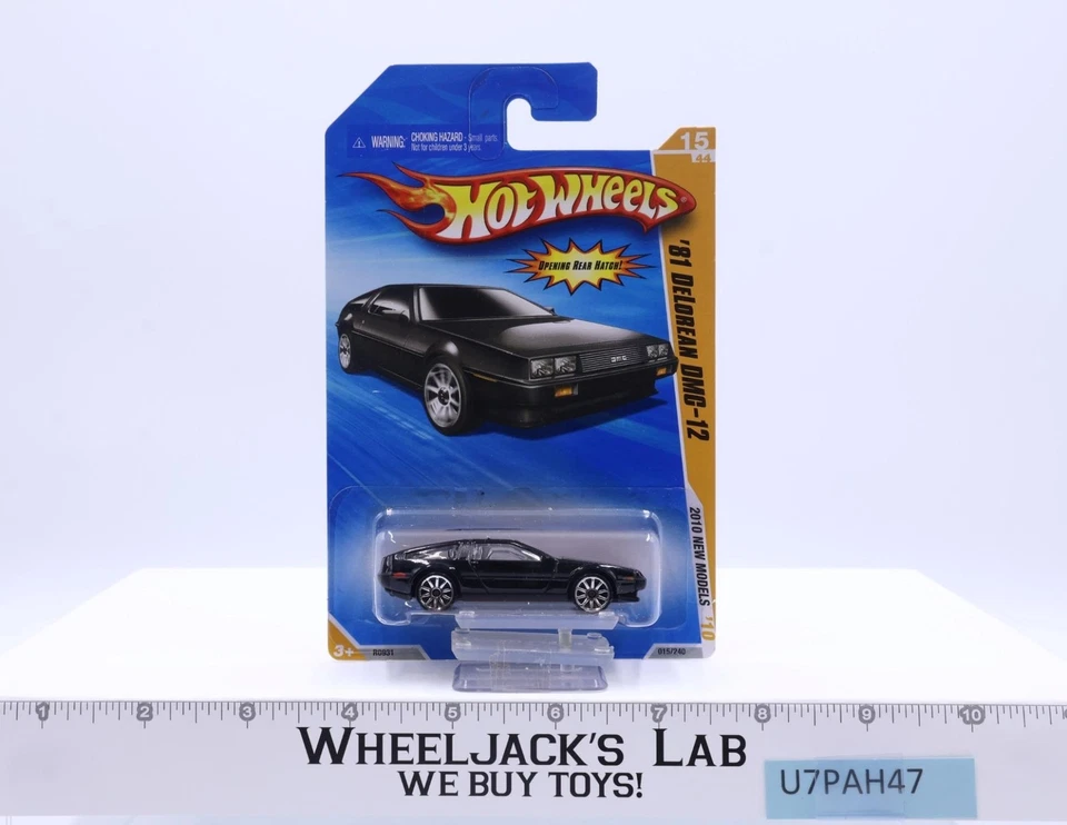 Hot Wheels 81 Delorean DMC-12 2010 Nuevos Modelos Tarjeta Larga 15/44 NUEVO SELLADO Foto 1 de 4