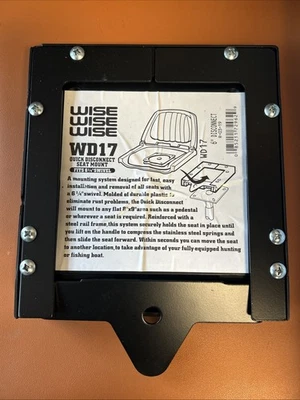 Soporte de asiento Wise Seats WD17 para asiento giratorio desconexión rápida montaje de asiento Foto 1 de 4
