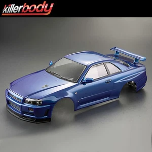 Killerbody Nissan Skyline R34 195mm corpo rifinito - blu - Foto 1 di 1
