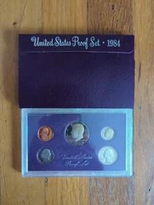 Juego de prueba de monedas de Estados Unidos 1984 con estuche sin circular - Imagen 1 de 2