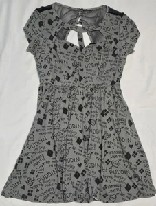 DC COMICS SUICIDE SQUAD HARLEY QUINN GRAFITTI Relationship DRESS XL - Picture 1 of 7