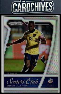 Enner Valencia 2024 Panini Prizm CONMEBOL Copa America #8 Scorers Club Silver - Image 1 of 2