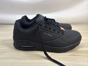 Skechers Street Los Angeles With Air Cooled Mem Foam Size 9 Wide Black SN 52458W - Picture 1 of 8
