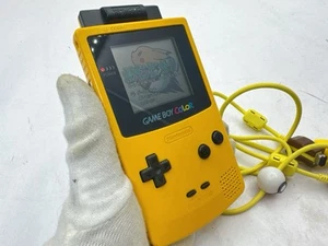 Nintendo Game Boy Color Gelb Konsole + Pikachu Pinball & Linkkabel getestet - Bild 1 von 18