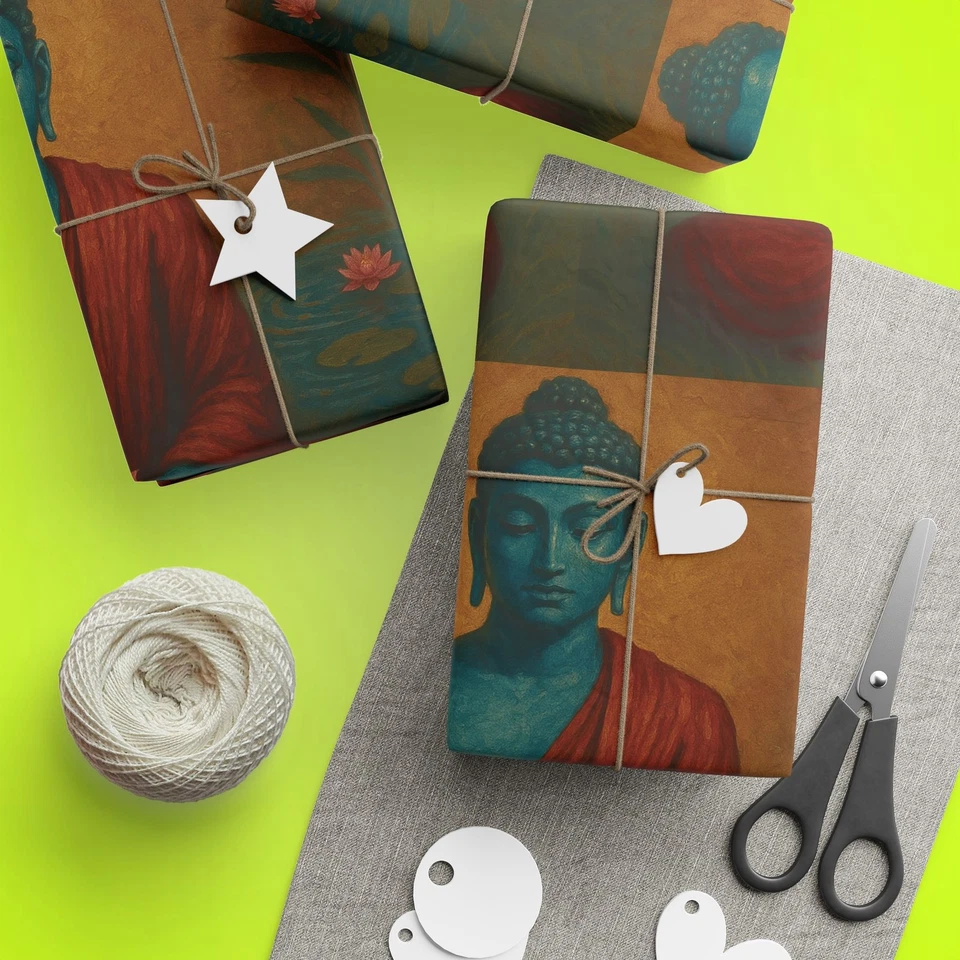 Peaceful Buddha Wrapping Paper  - Image 1 of 1