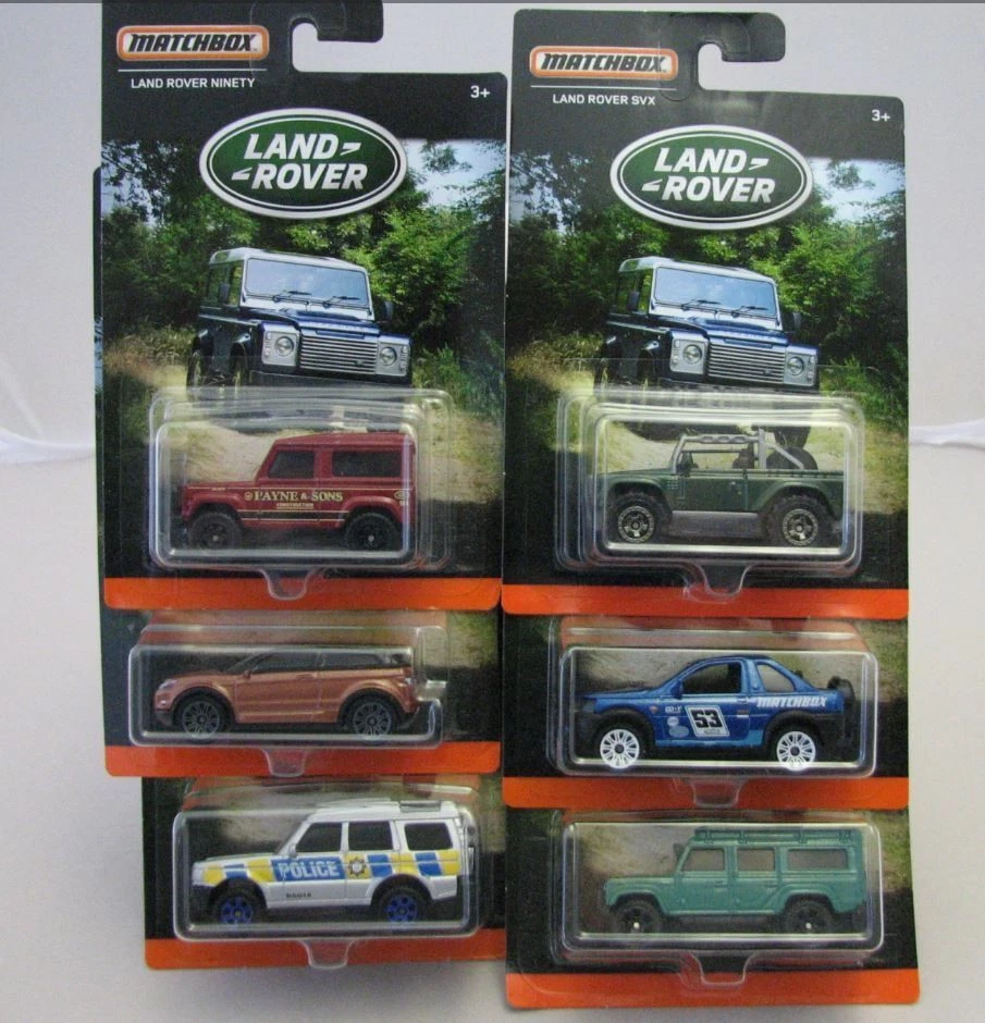 Matchbox Superfast MB75 Land Rover Set di 6 Ninety Evoque Defender SVX Discovery - Immagine 1 di 1