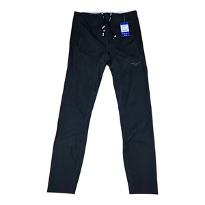 Neu Mizuno Kompressionstights Herren groß schwarz Kordelzug 25" Neu mit Etikett - Bild 1 von 8