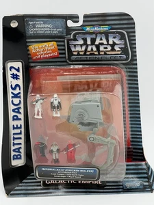 Vintage 1996 Star Wars Micro Machines Action Fleet Battle Pack #2 Galactic Empire - Bild 1 von 22