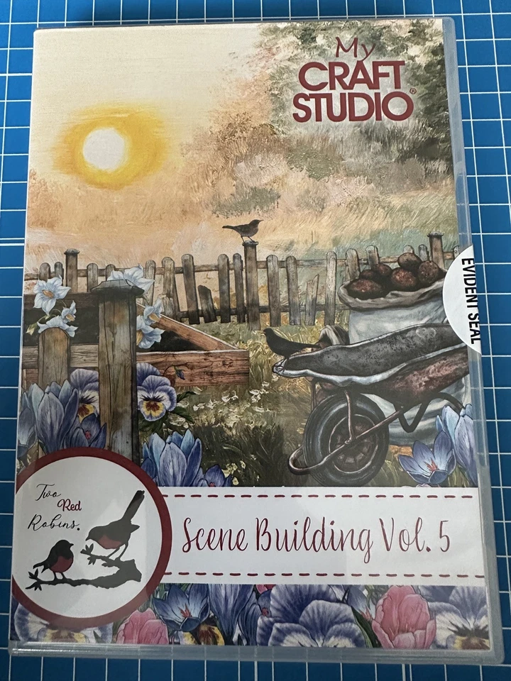 My Craft Studio Two Red Robins Scene Building Vol 5 USB – New & Sealed - Image 1 of 2
