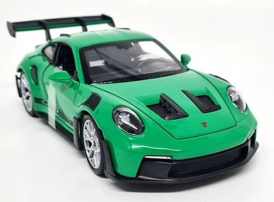 Nex 1/24 - Porsche 911 992 GT3-RS 2020 Green Diecast Scale model car - Image 1 of 4