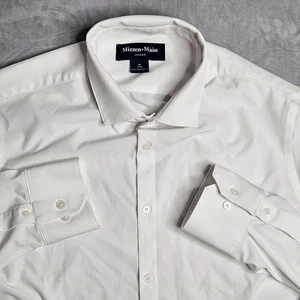 Mizzen + Main Hemd Herren Medium weiß Leeward Trim Fit Knopfleiste leicht - Bild 1 von 10