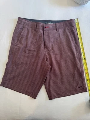 Board Shorts Híbridos O'Neill Hombres 34 Cordón Secado Rápido Rendimiento Granate Rojo Foto 1 de 4