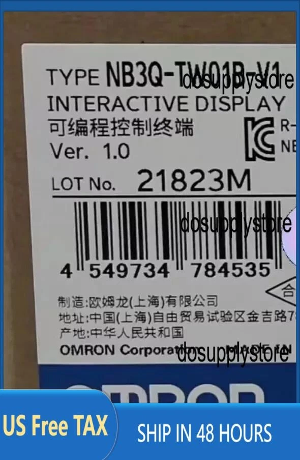 1pc Omron NB3Q-TW01B-V1 brand new touchscreen Fast delivery DHL  US Free TAX - Image 1 of 1