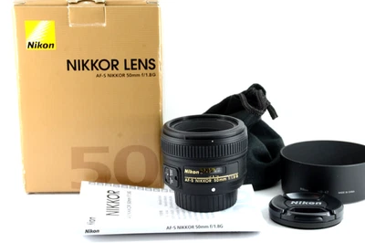 Nikon AF-S 50mm F1.8 G Autofocus Prime Full Frame Lens Mint condition BOXED - Image 1 of 4