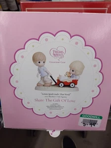 Precious Moments ACTIONS SPEAK LOUDER THAN WORDS CC129003 Girl In Wagon  - Picture 1 of 11