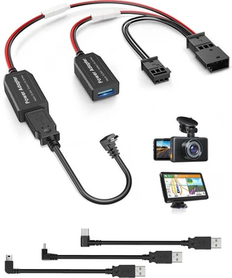 Dash Cam Power Adapter,(3P Type D)Fit Select Ford F150/Mustang/Edge/Ranger/Br... - Image 1 of 4