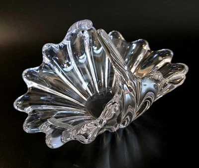 (457) MCM Freiform Kristallkorb von Vannes France für Avita New York **NEUWERTIG - Bild 1 von 4