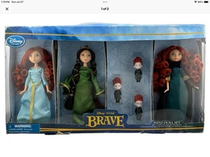 Brave Mini 6" Disney Store Puppe Set-Merida, Elenor, Triplets Neu im Karton SELTEN- süß! - Bild 1 von 2