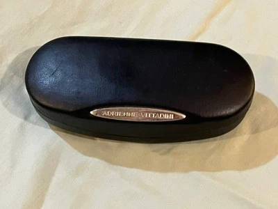 Adrienne Vittadini 黑色 翻盖式 眼镜盒 — 第 1/4 张图片