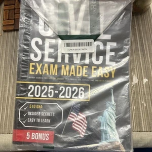 Civil Service Exam Made Easy: Insider Secrets for First-Time Success 510 Practic - Foto 1 di 5
