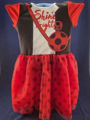 Niñas Milagroso Ladybug Vestido Tutú Disfraz Juegos con disfraces Talla 10/12 Foto 1 de 4