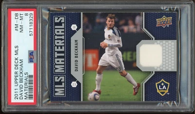 2011 Upper Deck MLS Дэвид Бекхэм MLS материалы PSA 8 NM-MT | LA Galaxy #M-DB - Изображение 1 из 2