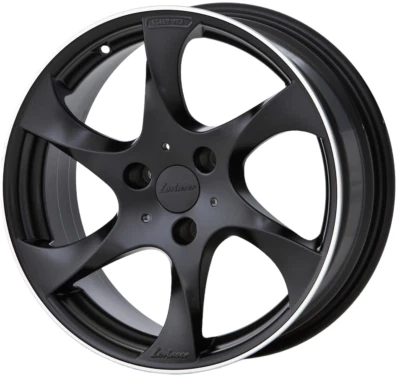 Lorinser Speedy smart fortwo 450 Komplettradsatz schwarz mattschwarz Satz - Bild 1 von 2