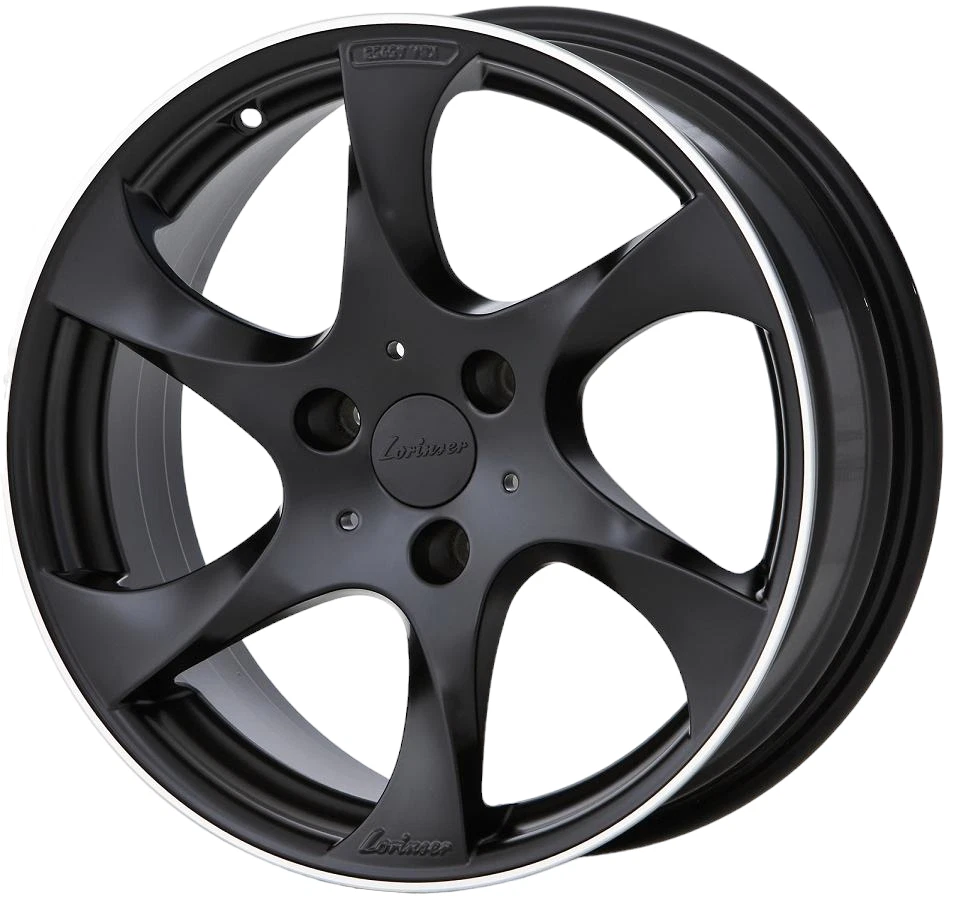 Lorinser Speedy smart fortwo 450 Komplettradsatz schwarz mattschwarz Satz - Bild 1 von 2