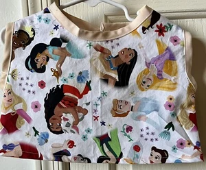 New Custom Made Princesses Crop Top Back Zip Size 3-4T - Picture 1 of 2