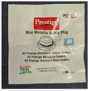 1 pcMini Metallic Safety Plug Valve Prestige- All Aluminium,Deluxe,Steel Cookers - Picture 1 of 4