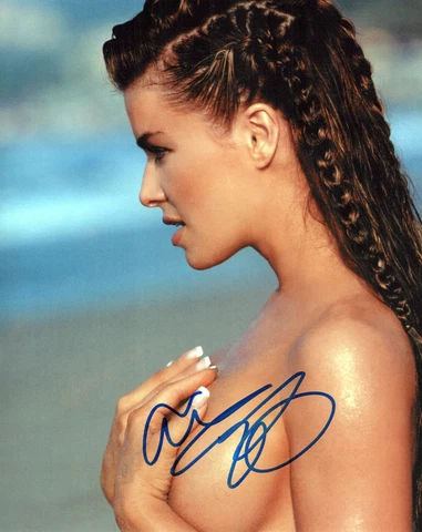 Carmen Electra glamour shot autographed photo signed 8x10 #14 Cover