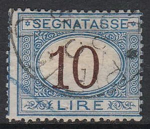 Stamp Italy SC J19 1870-1925 Postage Due Segnatasse Posta Italiane Used - Picture 1 of 1