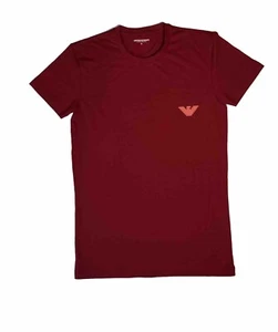 Armani Slim Fit T-Shirt in Burgundy Size M RRP£49.99 - Picture 1 of 7