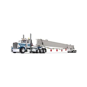 DCP by First Gear White/Blue 1/64 Scale Peterbilt 389 and ERMC 4-Axle Hydra-S... - Picture 1 of 1