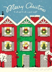 Póster de carril de Navidad Cavallini & Co., papel de archivo, mate - Imagen 1 de 5