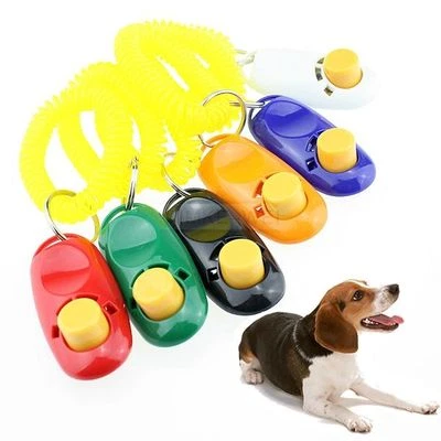 Clicker para perros pulsera de entrenamiento con clicker educación para perros clicker para perros entrenamiento para perros  - Imagen 1 de 4
