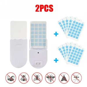 2pcs Gnat Traps for House Indoors Plug-in Fly Insect Trap Catcher & Killer Traps - Picture 1 of 21