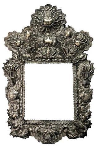 Spanish Baroque Repoussé Silver Frame, XVII C Cover