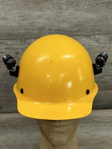 Vintage Yellow MSA Fiber Glass Protective Hard Hat As Is No Liner - Picture 1 of 10