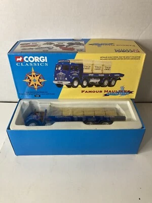 Corgi 12301; Foden FG 8 Wheel Rigid Flatbed, Motor Packing; New In Box NIB - Image 1 of 4