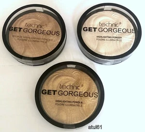 Technic Get Gorgeous Highlighting Bronze Powder lluminating Pressed Contour - Picture 1 of 13